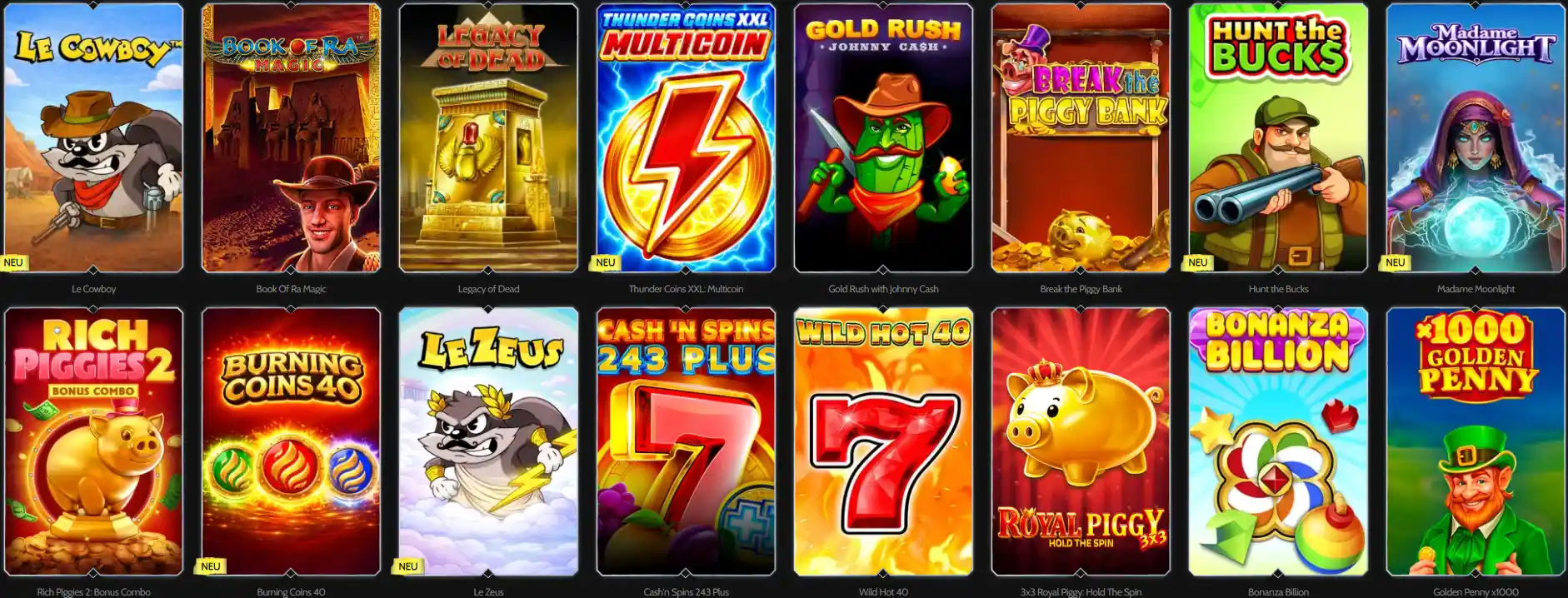 Spinit Casino Spiele