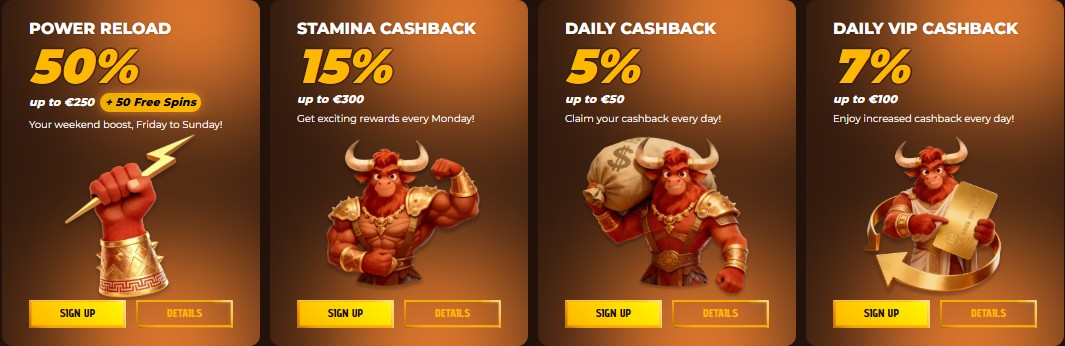Mino Casino Hero Banner